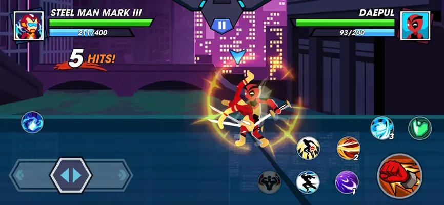 Stickman Fighter Infinity android App screenshot 1